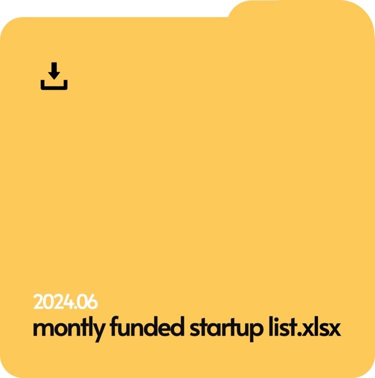 2024.06 Monthly Funded Startup List : Recently Funded Startup Ranking ...