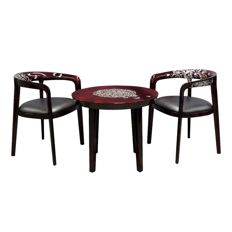 Butterfly & Arabesque Ottchil Armchair Set (two-tone)