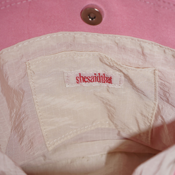 【メール便送料無料対応可】 Light Pink Origami : shesaidthat バッグ