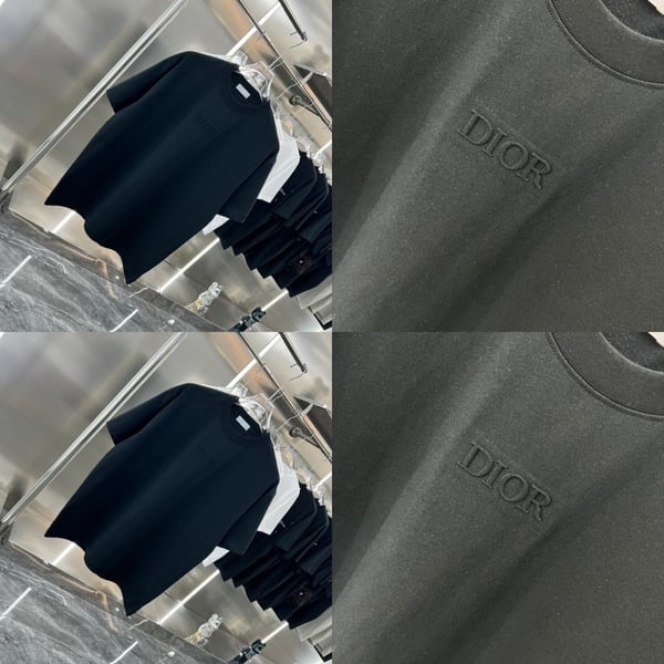 DIOR 디올 엠보로고 워싱 티셔츠