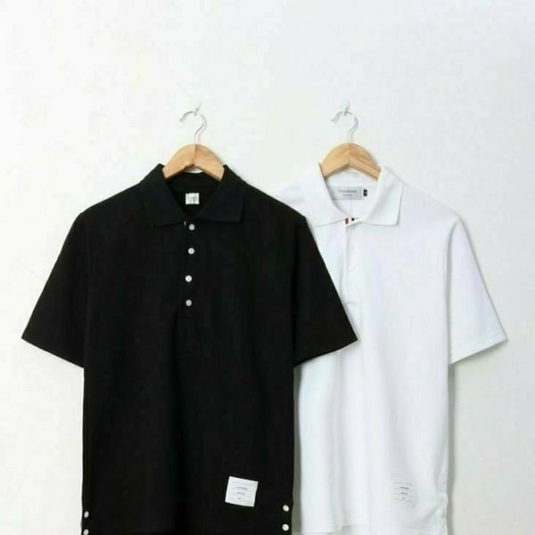 THOM BROWNE 톰브라운 백라인 카라티