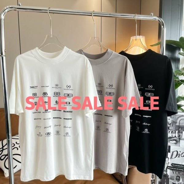 BALENCIAGA 발렌시아가 아카이브 로고 반팔티