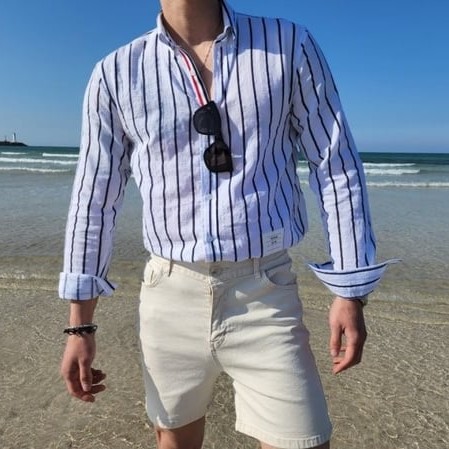 THOM BROWNE 톰브라운 기본형 Linen