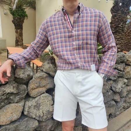 THOM BROWNE 톰브라운 기본형 Linen