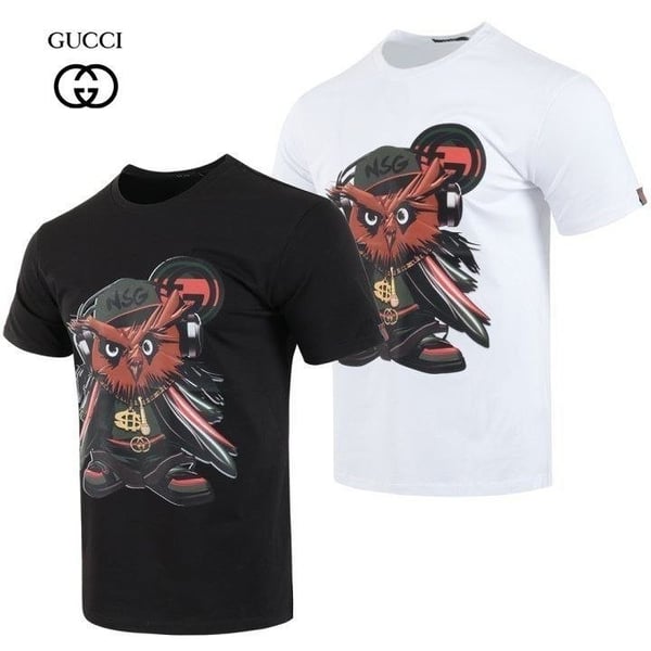 GUCCI 구찌 부엉이 라운드 티