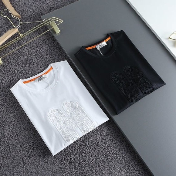 HERMES 에르메스 자수H로고 실켓라운드