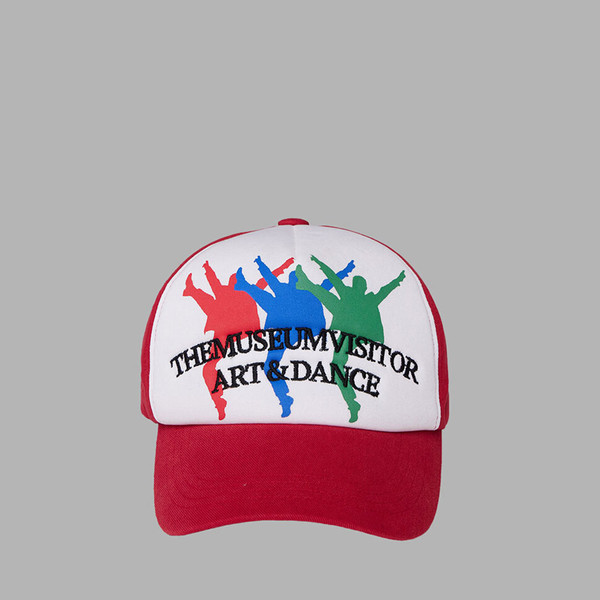 ★THE MUSEUM VISITOR★ ART DANCE LOGO BALLCAP RED 11355 c94ef5daaca17.jpg