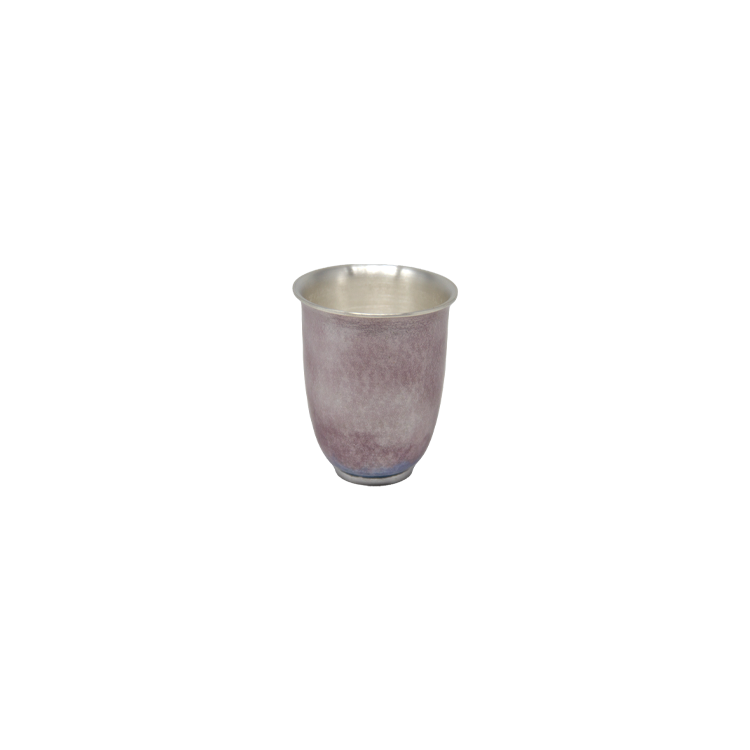 Silver Cloisonné Water Cup (violet, small)