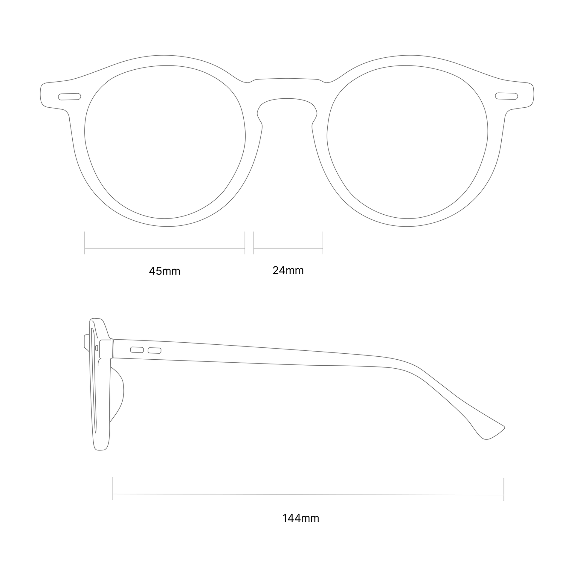 ★ MUUTO★ Round Horn Rimmed YLAB 4 C19 MUY4C19 MUSINSA | MUUT Round Horn Rimmed Y.LAB 4 C19