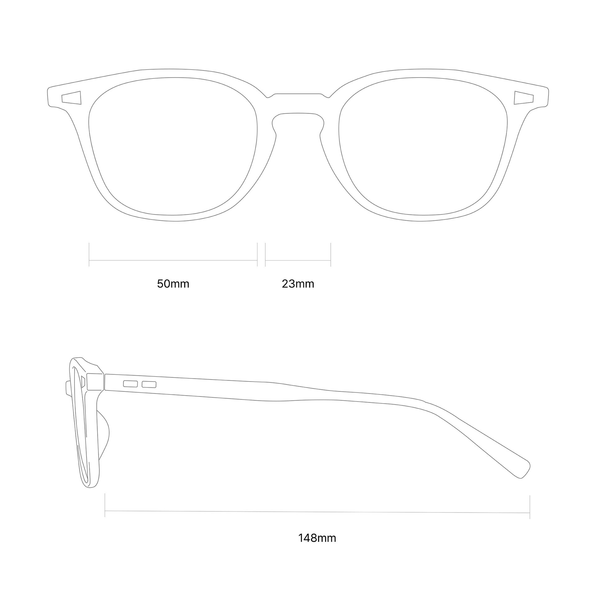 MUSINSA | MUUT Transparent Horn-Trimmed Glass Y.LAB 12 C15