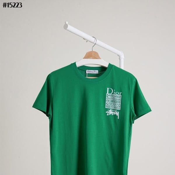 DIOR X STUSSY 디올X스투시 오블리크 페이크 포켓 그래픽 코튼 티셔츠