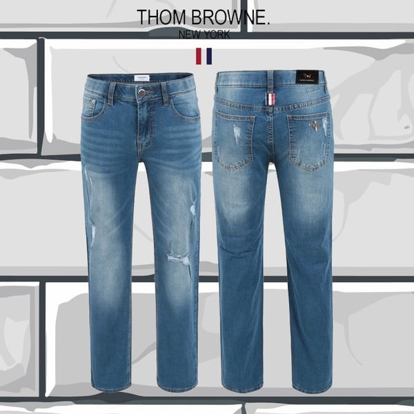 THOM BROWNE 톰브라운 살바토레 구제 데님팬츠