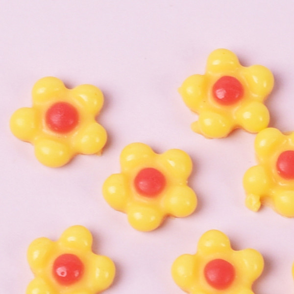 Yellow Flower Charms [NC40] : ICEGEL
