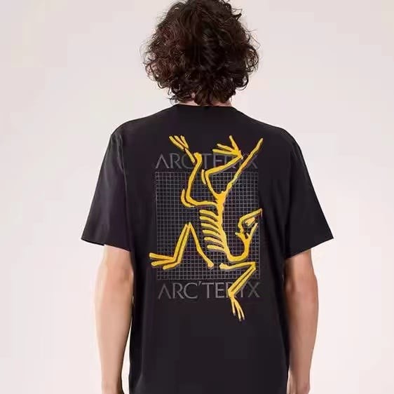 ARC'TERYX 아크테릭스 골드 백 빅로고 반팔 티셔츠