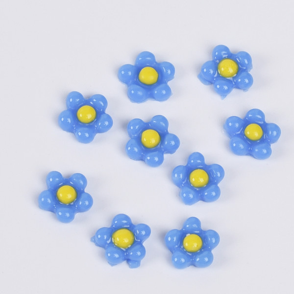 Blue Flower Charms [NC42] : ICEGEL
