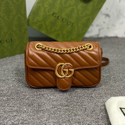 GUCCI 구찌 마몽 마틀라세 미니 숄더백