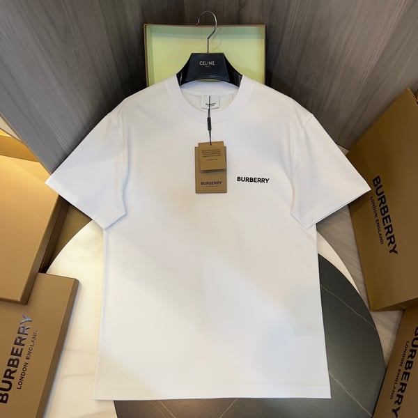 BURBERRY 버버리 로고 프린트 면 티셔츠