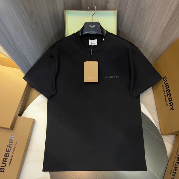 BURBERRY 버버리 로고 프린트 면 티셔츠