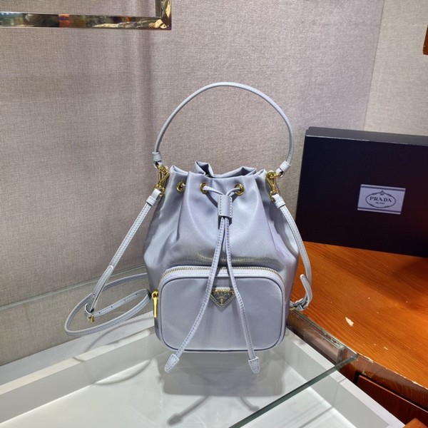 PRADA 프라다 듀엣 리나일론 숄더 버킷백