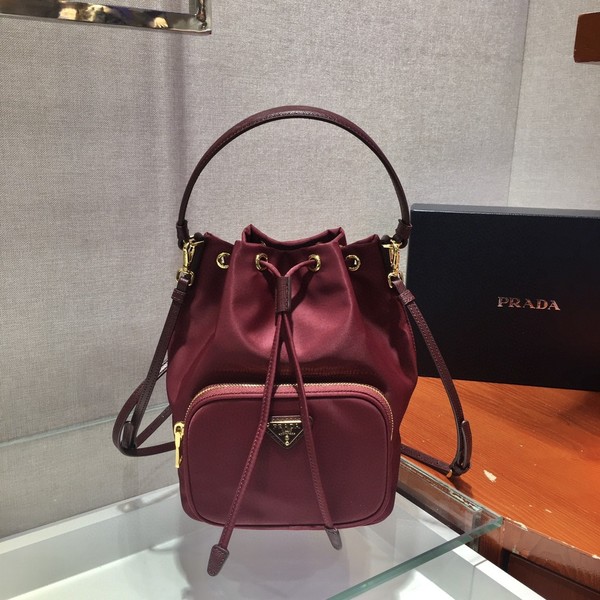 PRADA 프라다 듀엣 리나일론 숄더 버킷백