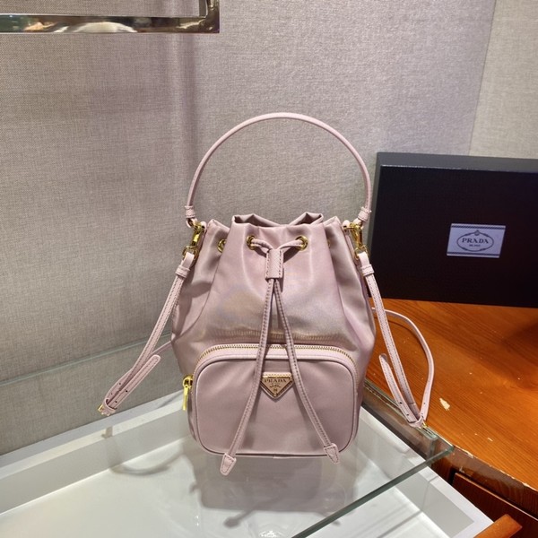 PRADA 프라다 듀엣 리나일론 숄더 버킷백