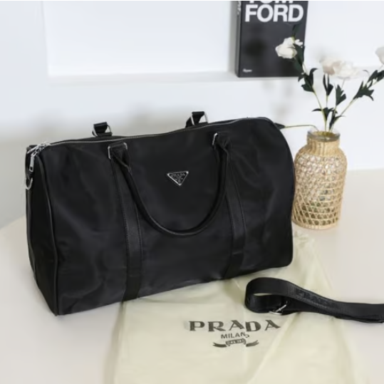 PRADA 프라다 나일론 사피아노 더블 여행가방