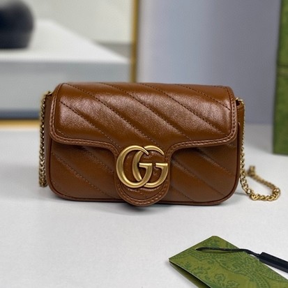 GUCCI 구찌 마몽 마틀라세 슈퍼미니 숄더백