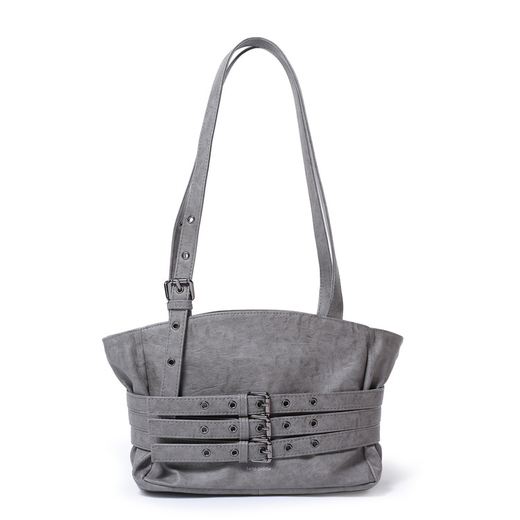 Trio Belt Corset Bag S Brushed Gray Samo Ondoh Samo Ondoh Global