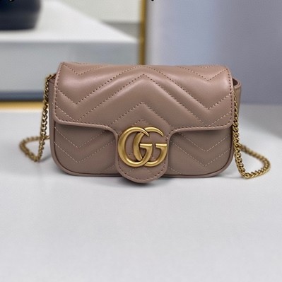 GUCCI 구찌 마몽 마틀라세 슈퍼미니 숄더백