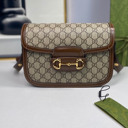 GUCCI 구찌 홀스빗 1955 GG 스몰 숄더백
