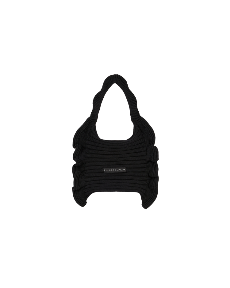 Ruffle Mini Tote Bag Pink Green : PLEATSMAMA: Sustainable