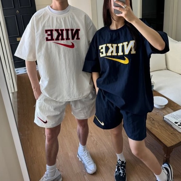NIKE 나이키 클래식 나일론반팔셋업
