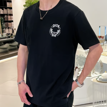 DIOR 디올  반팔 라운드넥 티셔츠