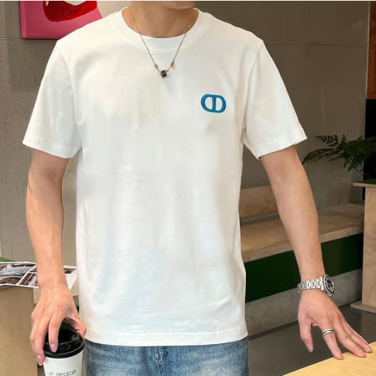 DIOR 디올 반팔 라운드넥 티셔츠