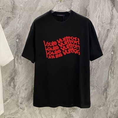 LOUIS VUITTON 루이비통  봄 여름 탑 카운터 동기식 반소매 티셔츠