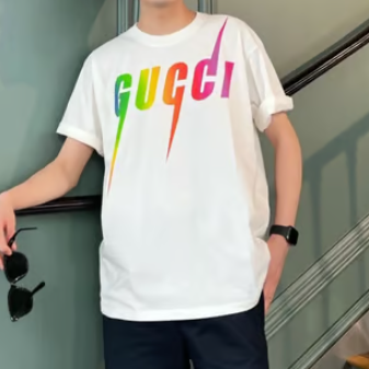 GUCCI 구찌 라이트닝 시리즈  티셔츠
