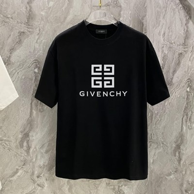 GIVENCHY 지방시 봄 여름 탑 카운터 싱크로나이즈 반팔 티셔츠