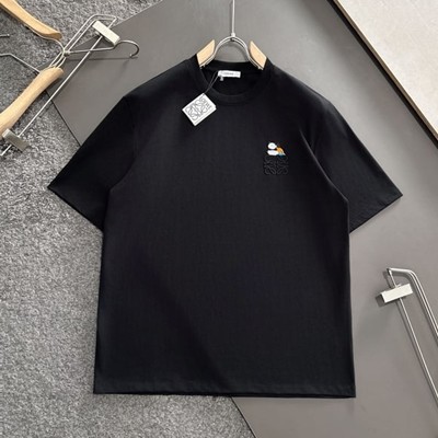 LOEWE 로에베 신상 라운드넥 패셔너블한 반팔 티셔츠