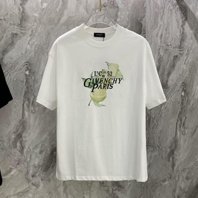 GIVENCHY 지방시 봄 여름 탑 카운터 싱크로나이즈 반팔 티셔츠