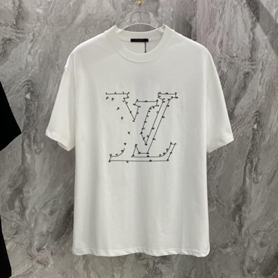 LOUIS VUITTON 루이비통 봄 여름 탑 카운터 동기식 반소매 티셔츠