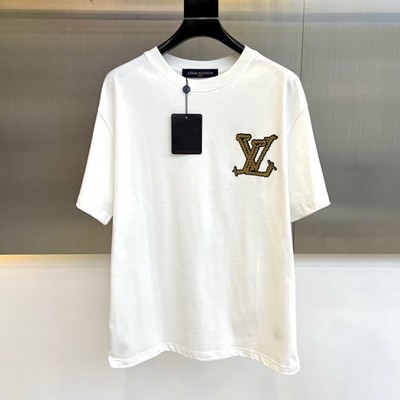 LOUIS VUITTON 루이비통 로고 프린트 반팔 티셔츠