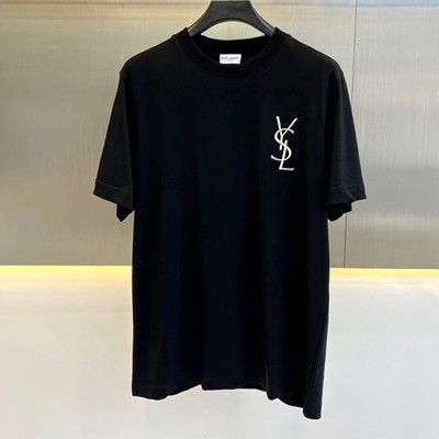 YSL 입생로랑 그래픽 로고 반팔 티셔츠