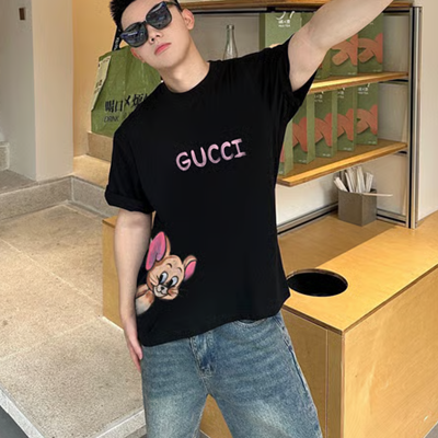 GUCCI 구찌 제리 핸드페인팅 티셔츠