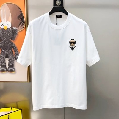 FENDI 펜디 신상 오리지널 남성 라운드넥 반팔 티셔츠