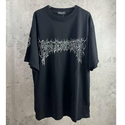 BALENCIAGA 발렌시아가 B그래피티 로고 티셔츠