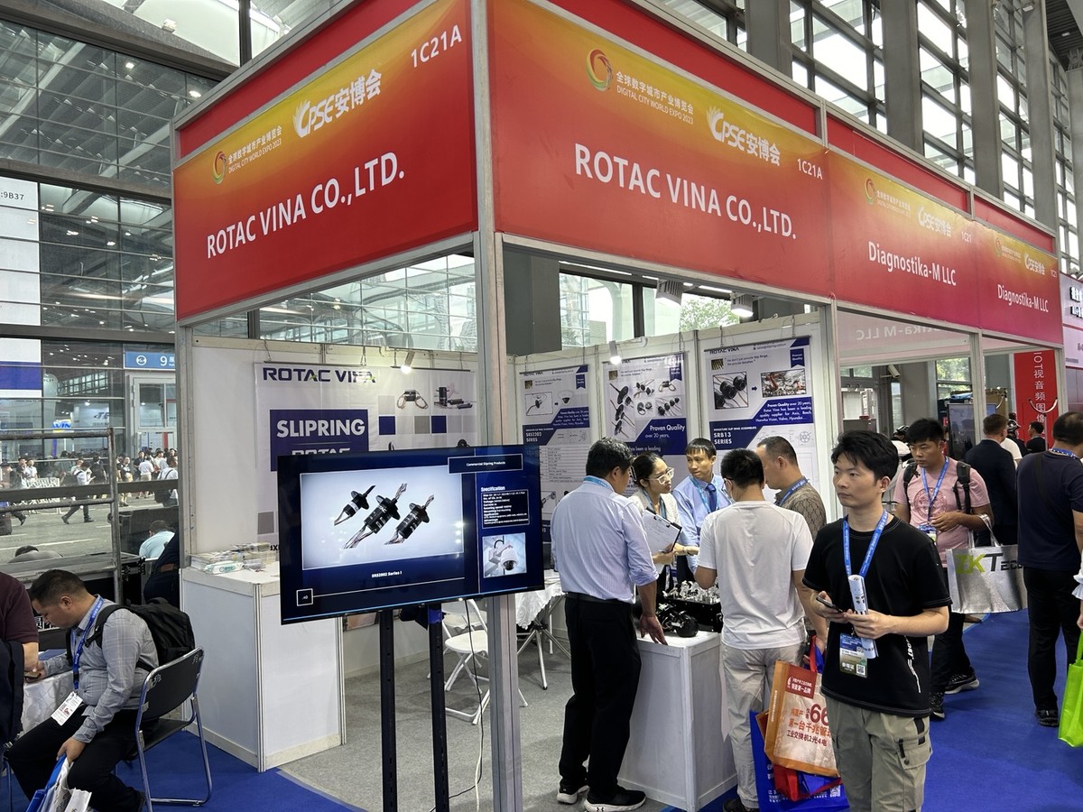 ㈜로텍 비나, 아시아 최대 보안전시회인 CPSE 2023 참가… : 공지사항 | 슬립링 제조사 로텍 ROTAC