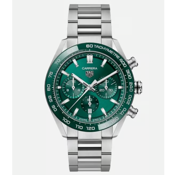 TAG HEUER 태그호이어 까레라 칼리브 02 스포츠 그린다이얼