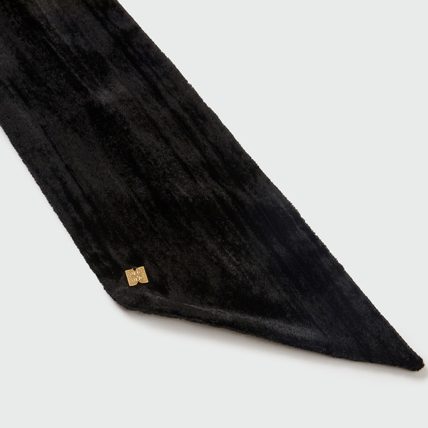 ZUIE Textured Scarf - Black : EENK SHOP