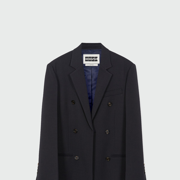 ジャケット EENK XXY Single-Breasted Blazer ZELL Single-Breasted Blazer - Beige : EENK SHOP