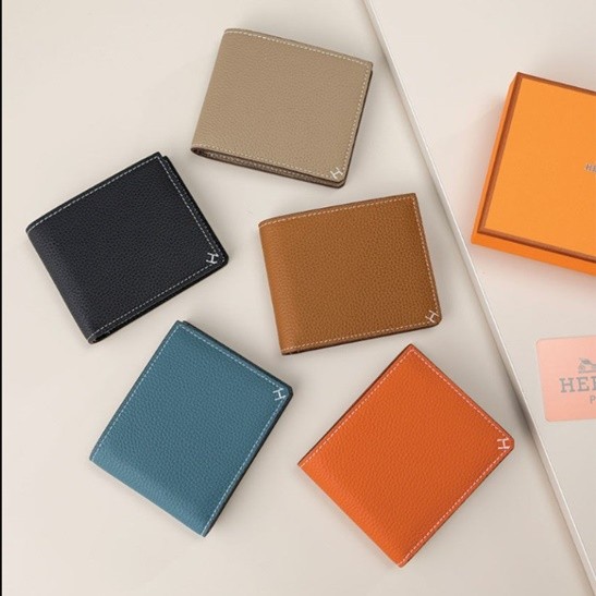 HERMES 에르메스 H Sellier 셀리에 컴팩트 지퍼 반지갑